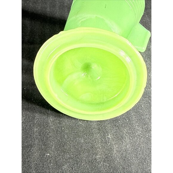 Jadite Green Slag Glass Chiquita Childs Teapot With Lid Vintage Toy Collectible - Picture 7 of 7
